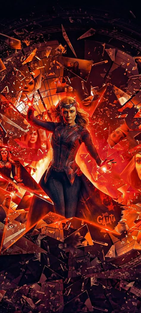 Scarlet Marvel, Wanda Maximoff Wallpaper, Scarlet Witch Avengers, Scarlet Witch Comic, Marvel Phone Wallpaper, Mommy Wanda, Witch Powers, Witch Wallpaper, Marvel Background