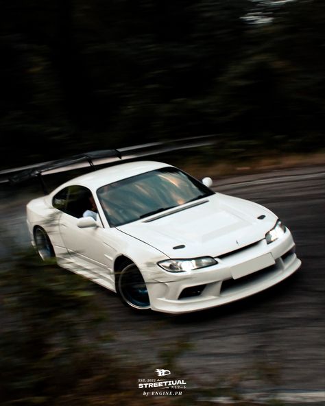 #nissan #silvia #s15 #jdm #car #auto #japan Auto Videos, S15 Nissan, White Cars, Nissan Silvia S15, Graphic Design Typography Poster, Wallpaper Car, Silvia S15, Toyota Supra Mk4, Formula Drift