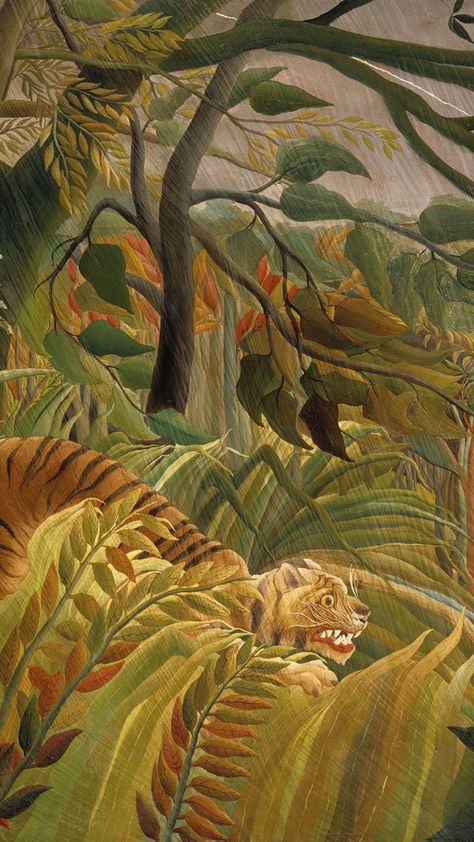 Rousseau Paintings, Henri Rousseau Paintings, Tax Collector, Jungle Painting, 2 September, Avant Garde Artists, Tropical Storm, Henri Rousseau, Post Impressionism