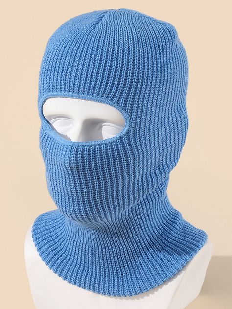 Azeul bebê Casual Collar  Tecido Simples Máscara de ski balaclava Embellished   Acessórios Femininos Ski Balaclava, Warm Halloween, French Hat, Knitted Balaclava, Cycling Cap, Big Goals, Ski Hats, Full Face Mask, Bear Ears