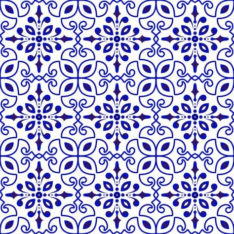 Blue Background Patterns, Floral Geometric Pattern, Background Islamic, Italian Pattern, Royal Pattern, Tile Design Pattern, Background Flower, Textile Prints Design, Indian Patterns