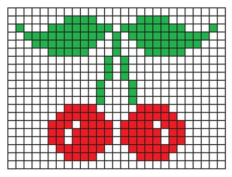 School Cross Stitch, Stitch School, Cherry Pattern, Dishcloth Knitting Patterns, Fair Isle Knitting Patterns, Cross Stitch Kitchen, Tapestry Crochet Patterns, Pola Kristik, Needlework Patterns