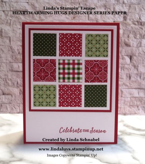 Christmas Invites, Patchwork Cards, Scrappy Cards, Dsp Cards, Paper Scraps, Card Layouts, Christmas Card Crafts, Designer Paper, Christmas Invitations