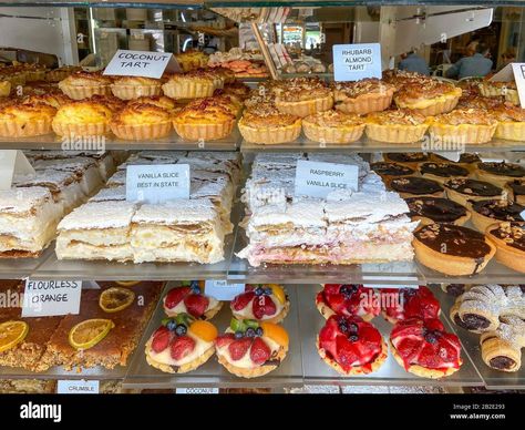 Cake display coffee shop hi-res stock photography and images - Alamy Cake Displays, Cake Shops, Painting Reference, Coconut Almond, Cake Display, Perfect Cake, Cake Shop, Photo Displays, Cake Designs