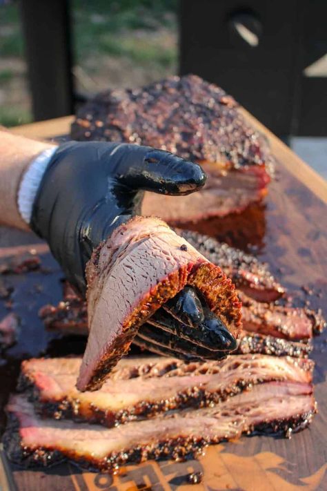 Overnight Smoked Brisket, Overnight Brisket, Camping Banner, Brisket Smoked, Foil Boat, Brisket Burnt Ends, Tender Brisket, Over The Fire Cooking, Brisket Recipes Smoked