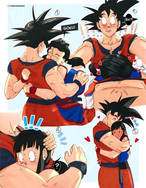 S A R U L 🔪 (estudianding) on X: "hugs " / X Super Saiyan 3, Alluka Zoldyck, Goku And Chichi, Dragon Ball Painting, Dragon Ball Super Art, Dragon Ball Image, Anime Dragon Ball Goku, Dragon Balls, Goku Black