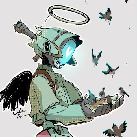 Robot Pfp, Tv Head Art, Flcl Canti, Celine Kim, Fooly Cooly, Weird Thing, Arte Peculiar, Graphisches Design, Anime I