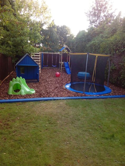 Outdoor Kids Play Area, Kids Yard, Kids Backyard Playground, Play Area Backyard, Backyard Kids Play Area, Outdoor Play Areas, Diy Playground, Play Ground, Outdoor Play Area