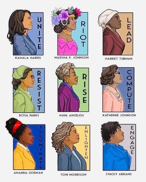 Black Women History Month, Women’s History Month Poster, Lgbtq History Month, Women In History Inspirational, Black Student Union Poster Ideas, Womens History Month Art, Womens Month Poster, Womens History Month Bulletin Board Ra, Women’s History Month