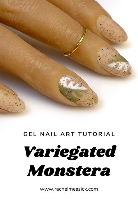 Monstera Leaf Nails, Monstera Nail Art, Monstera Nail, Plant Tiktok, Plant Instagram, Monstera Plants, Variegated Monstera, Ceramic Texture, Monstera Plant