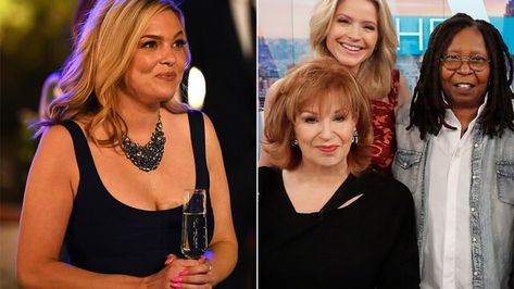 'The View' hosts praise Tom Hanks' niece 'Claim to Fame' freakout | EW.com Sara Haines, Sunny Hostin, Joy Behar, Claim To Fame, Stage Actor, Entertainment Weekly, Tom Hanks, Tv News, Award Winner