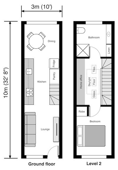 Japanese Courtyard House Plans, Japanese Courtyard House, Small Japanese House, Bedroom Courtyard, Japanese Courtyard, Studio Floor Plans, Narrow House Designs, Modern Courtyard, House Plans Ideas