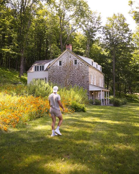 ... Upstate New York Travel, Open Entryway, Valley Cottage, Plant Window, Pink Showers, Plastic Shower Curtain, Curtains With Rings, Home Improvement Store, Shower Curtain Rings