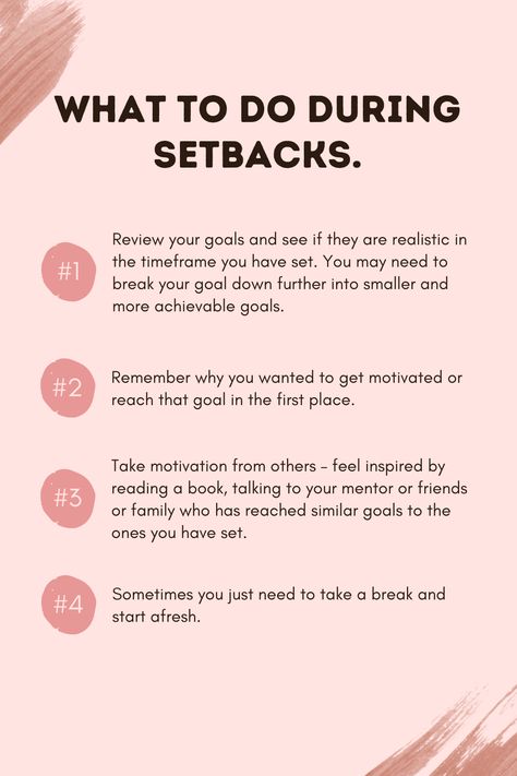 Motivation To Get Back On Track, Back On Track Quotes Motivation, Breaking Down Goals, How To Get Back On Track, Get Back On Track Quotes, Relaxation Ideas, Breaking Habits, Getting Back On Track, List Of Skills