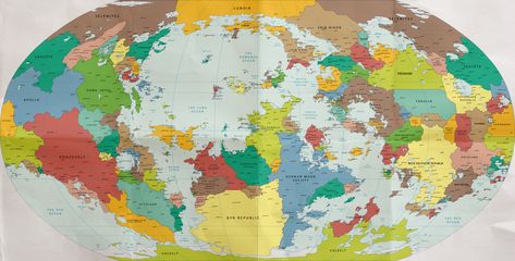 ArtStation - A Terraformed Moon Fantasy World Map Generator, Planet Map, Moon Map, Fantasy Map Generator, Future Earth, Map Generator, Imaginary Maps, Fantasy World Map, Fantasy Sci Fi