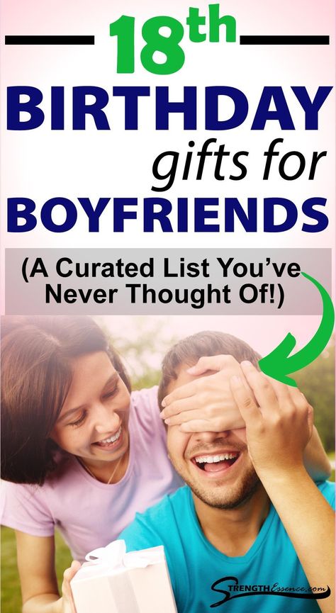 These BEST 18th birthday gifts for boyfriend ideas have been carefully curated out of hundreds to make sure you get the perfect unique birthday gift for him! #18thbirthdaygiftsforboyfriend #best18thbirthdaygiftsforboyfriend #boyfriendgiftsfor18thbirthday #giftsforboyfriend18thbirthday #goodbirthdaygiftsforboyfriend18th Gift Ideas For Boyfriend 18th Birthday, 18th Birthday Gifts For Him, 18th Birthday Boyfriend Gift Ideas, Bf 18th Birthday Ideas, Boyfriends 18th Birthday Ideas, Gifts For Boyfriend 18th Birthday, 18th Birthday Boyfriend, Boyfriend 18th Birthday Ideas, Boyfriend 18th Birthday