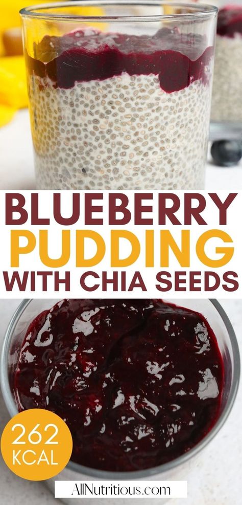 If you are looking for the perfect sweet dessert for your healthy diet you must know how to make chia pudding. This delicious dessert recipe is customizable for any taste preference so you can enjoy more healthy desserts and snacks. #Healthyrecipes #Dessert Blueberry Chia Pudding, Healthy Sugar Alternatives, Blueberry Pudding, What Is Healthy Food, Chia Pudding Recipe, Filling Snacks, Diet Smoothie Recipes, Snacks Healthy, Chia Pudding Recipes