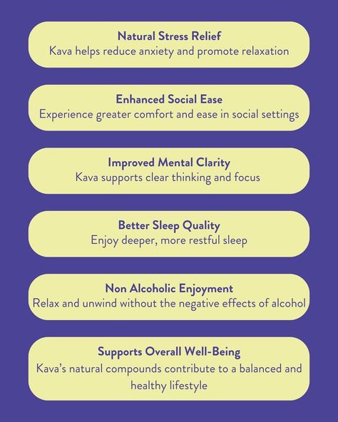 Ever wonder how Kava can benefit your daily life? Discover all of the ways now 👀🌿 Kava Bar, Negative Effects Of Alcohol, Calming Treats For Dogs, Kava Kava, Effects Of Alcohol, How To Focus Better, Clear Thinking, Restful Sleep, Mental Clarity