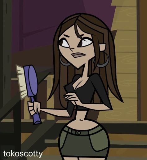 Total Drama Self Insert, Self Insert, Cartoon Strip, Body Base Drawing, Cartoon Profile Pictures, Island Art, Total Drama Island, Cartoon Girl, Total Drama