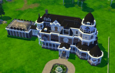 Realm of Magic Build: Mystics Manor — The Sims Forums Sims 4 Magic Realm, Sims 4 Realm Of Magic, Magic Realms, Lotes The Sims 4, Winchester Mystery House, Magic House, Casas The Sims 4, Sims Building, Charity Organizations