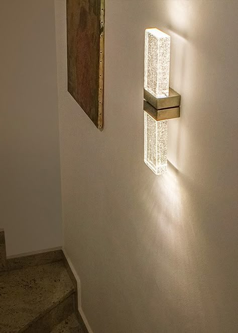 Side Wall Lighting, Stair Lighting Wall Lights, Wall Lights Staircase, Staircase Wall Lights, Wall Lamp Staircase, Wall Light Staircase, Wall Lights For Staircase, Wall Lighting Design Modern, Stairs Wall Light