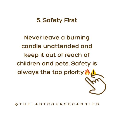 Did you know your candle needs some TLC?💕 Swipe through to discover 5 essential tips for perfect candle care! 🕯️✨ Keep your candles burning bright and beautiful. Follow us for more tips and tricks! - Which candle care tip was new to you? ¿Sabías que tu vela necesita un poco de cariño? 💕 (Cariño de The Last Course Candles 😉) Desliza para descubrir 5 consejos esenciales para el cuidado perfecto de tus velas. 🕯️��✨ Mantén tus velas brillando hermosas y seguras. ¡Síguenos para más consejos y tru... Candles Burning, Candle Care, The Last, Candle Wax Melts, Safety First, Bright And Beautiful, Candle Wax, Burning Candle, Wax Melts