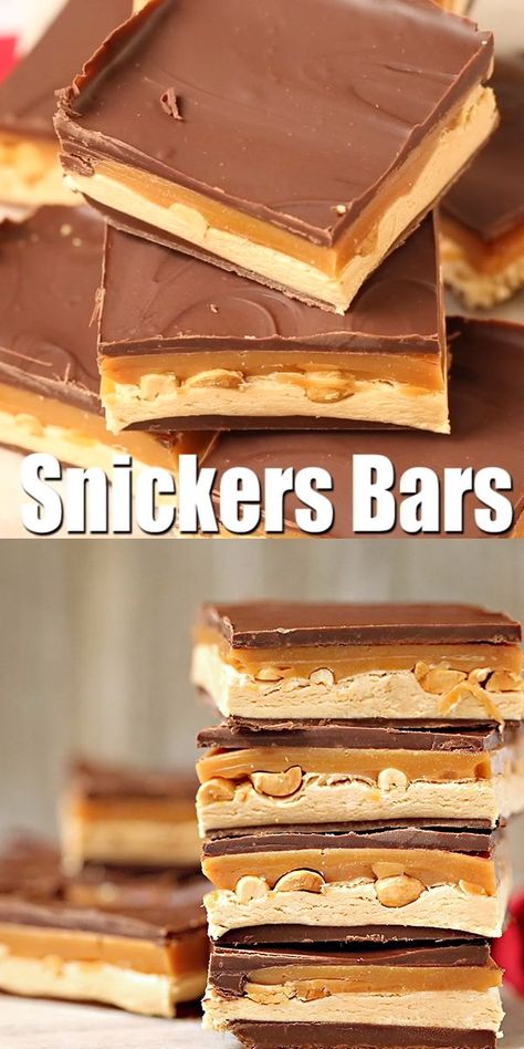 @rebekanneee Snickers Dessert, Oreo Desserts, Resep Brownies, Peanut Butter Crunch, Resipi Kek, Homemade Snickers, Quick Dessert Recipes, Easy No Bake Desserts, Oreo Dessert