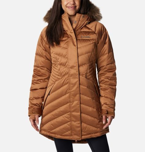 An insulated, thermal-reflective winter jacket built to take on the cold in comfort and style. Woman Laying, Win A Trip, Brown Satin, Satin Color, Snow Jacket, Columbia Jacket, Columbia Jackets, Mens Fleece, Body Heat