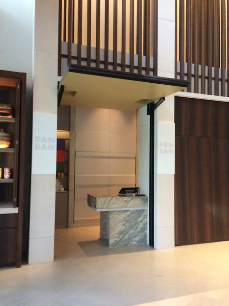 Andaz Singapore, Lobby Interior, Lobby, Singapore, Divider, Room Divider, Ceiling, Desk, Bedroom