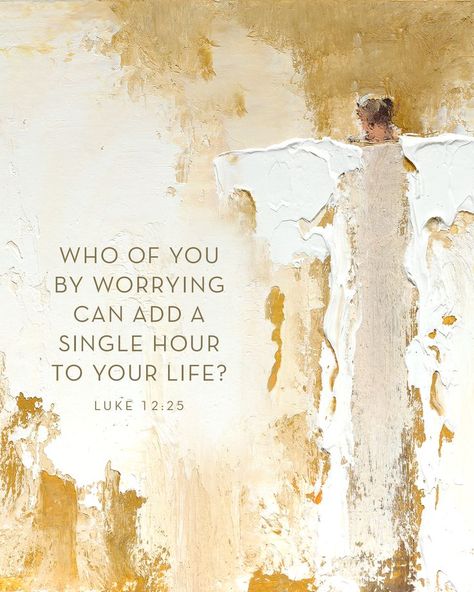 Bible Verse for Encouragement | Who of you by worrying can add a single hour to your life? Luke 12:25 Such a good reminder to look to Jesus and to TRUST HIM instead of worrying about the things of this world. Click to follow @anneneilsonhome on Instagram Bible Verse For Encouragement, Verse For Encouragement, Worry Bible Verses, Luke 12, Encouraging Bible Verses, Bible Teachings, Prayer Quotes, Scripture Quotes, God Is Good