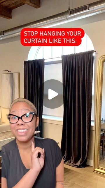 Kiva Brent | Affordable Home Styling on Instagram: "Are you team high or low curtains?! Sound off below ⬇️⬇️⬇️." Easy Way To Hang Curtains Rods, How High To Hang Curtains, Different Ways To Hang Curtains, Curtain Hanging Ideas, Kiva Brent, How To Hang Curtains, Sound Off, Home Styling, Hanging Curtains