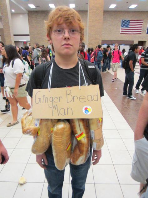 A Sign, Ginger, Bread, Halloween, Funny