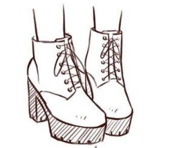 Drawing High Heels, Clothes Sketches, Drawing Shoes, Drawing Ideas List, Basic Drawing, Shoes Drawing, Cameron Dallas, Cute Sneakers, Figure Drawing Reference