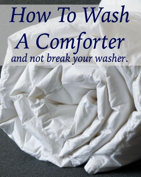 How To Wash Comforter, Washing Down Comforter, Wash Bedding, Diy Stain Remover, Feather Comforter, Whirlpool Washing Machine, Laundry Stripping, Clean Mama, Queen Size Comforter