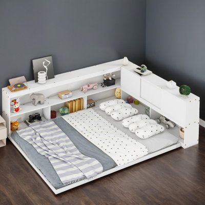 Platform bed with storage