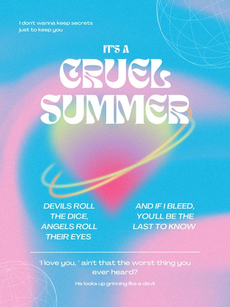 Graphic Poster Taylor Swift, Cruel Summer Poster, Wonderland Poster Taylor Swift, Cruel Summer Taylor Swift Polaroid Poster, Taylor Prints, Cruel Summer Taylor Swift, Taylor Swift Aesthetic Poster Lover, Summer Taylor Swift, Taylor Swift Posters Cruel Summer