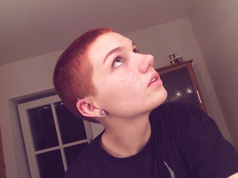 Redhead buzzcut! Auburn Buzzcut, Redhead Buzzcut, Ginger Buzzcut, Buzz Cuts, 2024 Style, Crew Cut, Crew Cuts, Buzz Cut, Cut My Hair