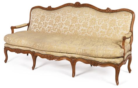 A Louis XV carved beechwood canapé mid-18th century Carved Sofa, Wood Furniture Plans, Bedroom Closet Design, Bedroom Closet, Antique Chairs, Art Old, French Provincial, Closet Bedroom, Closet Design