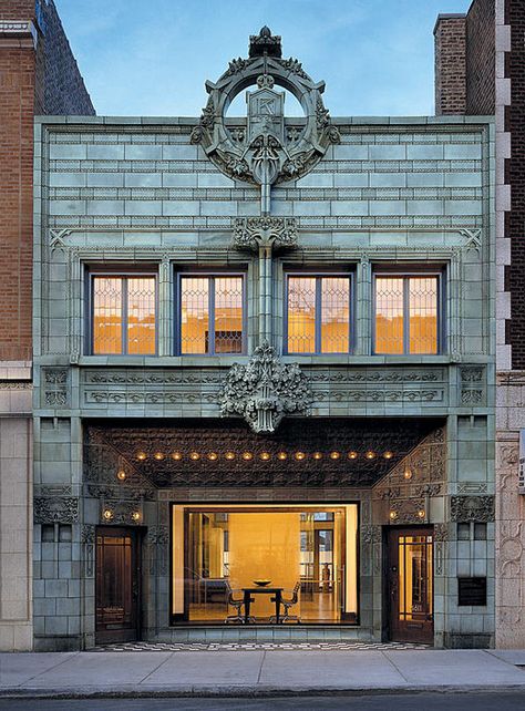 Fine Arts Building Chicago, Louis Sullivan, Environment Reference, Chicago School, Design Motifs, Chicago Architecture, Art Deco Architecture, The Windy City, Gothic Architecture