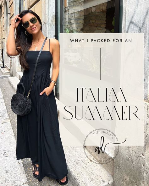 I wanted to get this quick post up for you with everything (and more!) that I packed for our Italian Summer trip! There are so many fun Summery pieces out right now so shared what I packed and several extra options for wherever you’re traveling to this Summer! Andee Layne, Chic Swimsuit, Stylish Summer Outfits, Breezy Dress, Summer Trip, Style Inspiration Summer, Italian Summer, Jet Setter, Summer Travel