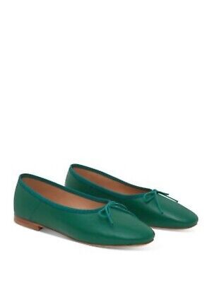 ad eBay - MANSUR GAVRIEL Womens Green Dream Toe Block Heel Slip On Leather Ballet Flats 37 - Buy Now, click the link (eBay) Only Shoes, Mansur Gavriel, Leather Ballet Flats, Green Pattern, Leather Care, Ballet Flats, Women's Shoes, Block Heels, Leather Upper