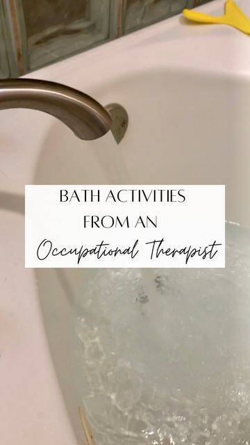 Jordan | Finding all the bargains for your littles! on Instagram: "Some of my favorite bath time activities that are great for development too! 👏🏼👏🏼 Send to a mama friend! :) #babyactivities #bathactivities #toddleractivities #occupationaltherapyactivities #occupationaltherapist #babybath #toddlerbath #finemotorskills" Sensory Bath Ideas, Toddler Bath Activities, Bathtub Activities, Bath Time Activities, Diy Bath Toys, Bath Activities, Toddler Bath Time, Diy Bathtub, Occupational Therapy Activities