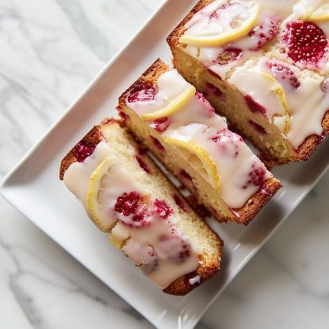 Raspberry Lemon Pound Cake - Yeyfood.com: Recipes, cooking tips, and kitchen hacks for home cooks of all levels Lemon And Raspberry Cake, Lemon Pond Cake, Raspberry Pound Cake, Lemon Cake From Scratch, Pond Cake, Lemon Raspberry Cake, Cinnamon Bread Easy, Raspberry Lemon Cakes, Hacks For Home