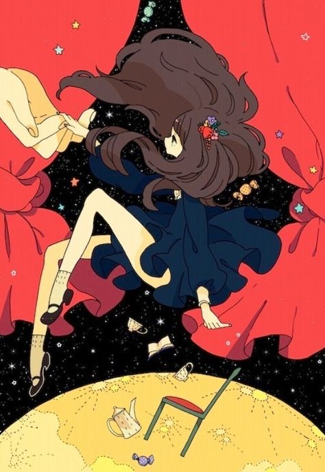 Japon Illustration, Arte Obscura, Arte Inspo, Dibujos Cute, 판타지 아트, Drawing Poses, Anime Poses, An Anime, In Space