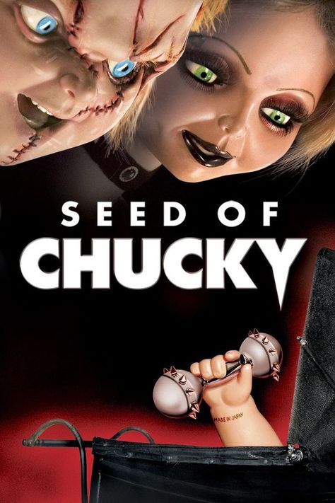 Chucky And His Bride, Seed Of Chucky, Chucky Movies, Halloween Episodes, Childs Play Chucky, Chucky Doll, Bride Of Chucky, Horror Posters, Horror Movie Posters