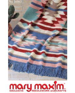 Mohave Afghan Pattern Native American Crochet Patterns, Motifs Afghans, Native American Blanket, Mary Maxim, Indian Blankets, Crochet Blanket Afghan, Manta Crochet, Afghan Patterns, Crochet Afghans