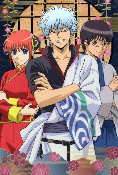 Gintama Yorozuya, Gintama Wallpaper, Gin Tama, Graphic Wallpaper, Manga Anime One Piece, Card Illustration, Anime Comics, Anime Films, Manga Art