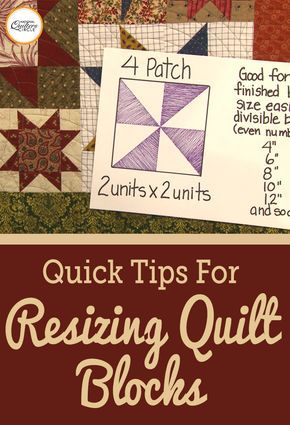 Understanding how a quilt block is made is one of the first important steps in knowing how to resize a block. Heather Thomas teaches you how to determine the base makeup of a block and then how to resize it. Quilt Instructions, Quilting Math, Quilt Tips, Flag Quilt, Quilting Board, Base Makeup, Heather Thomas, Quilting Tools, Quilt Tutorial