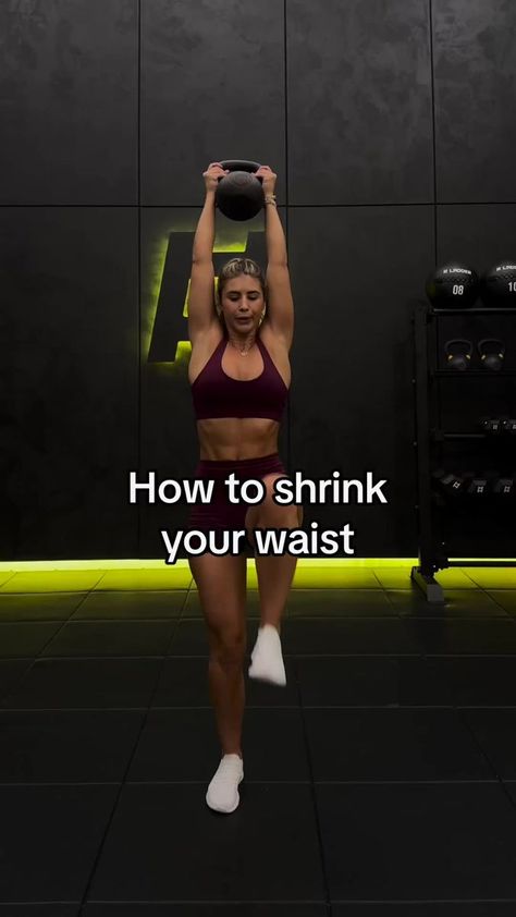 Shrink Your Waist, Tiktok Fitness, Body Toning, Workout Bauch, Smaller Waist, Fitness Videos, Trening Fitness, Exercise Routine, Workout Plan Gym