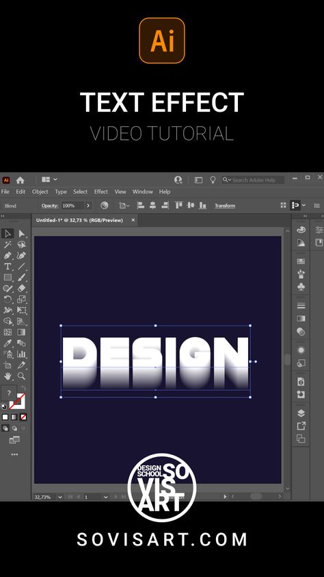 Blend Text Illustrator, Illustrator Text Effects, Illustrator Hacks, Adobe Tips, Illustrator Text, Coloring Pages Winter, Adobe Illustrator Graphic Design, Abstract Graphic Design, Adobe Illustrator Tutorials